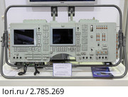 Международный авиационно-космический салон МАКС-2011. Система отображения информации "Нептун-МЭ" Космического корабля "Союз-ТМА" Редакционное фото, фотограф Игорь Долгов / Фотобанк Лори