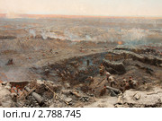 Фрагменты полотна панорамы «Оборона Севастополя 1854—1855 гг.» (2011 год). Редакционное фото, фотограф Михаил Рыбачек / Фотобанк Лори