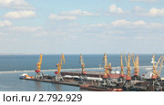 Морской порт в Одессе, Украина. Стоковое видео, видеограф Артем Поваров / Фотобанк Лори