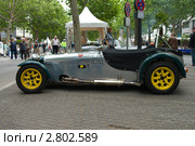 Берлин - Май 28: Lotus Seven 7F 1959, выставка ретроавтомобилей "125 истории автомобиля - 125 лет истории Курфурстендамм" Редакционное фото, фотограф Sergey Kohl / Фотобанк Лори