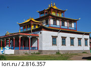 Согчен- главный храм Иволгинского дацана. Бурятия (2011 год). Стоковое фото, фотограф Кривошеева Светлана / Фотобанк Лори