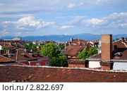 Вид на крыши города София, Болгария (2010 год). Стоковое фото, фотограф Алексей Стоянов / Фотобанк Лори