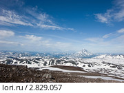 Вид с вершины вулкана Горелый (Камчатка) Стоковое фото, фотограф Борис Иванов / Фотобанк Лори