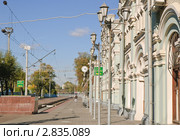 Платформы дальнего следования Рижского вокзала (2010 год). Редакционное фото, фотограф Алёшина Оксана / Фотобанк Лори
