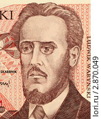 Людвик Варынский на банкноте 100 злотых. Стоковое фото, фотограф Georgios Kollidas / Фотобанк Лори