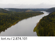 Таежные берега. Северный Урал. Стоковое фото, фотограф Павел Спирин / Фотобанк Лори