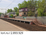Железнодорожная платформа Бескудниково. Москва (2010 год). Стоковое фото, фотограф Алёшина Оксана / Фотобанк Лори