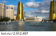Городской пейзаж. Астана, Казахстан (2011 год). Стоковое видео, видеограф Игорь Жоров / Фотобанк Лори