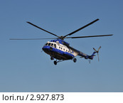 Полицейский вертолёт (2011 год). Редакционное фото, фотограф Free Wind / Фотобанк Лори