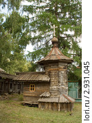 Часовня Покрова 18в., с.Коверзино, музей народного быта,г.Мышкин,Ярославская обл. (2011 год). Редакционное фото, фотограф Александр Демин / Фотобанк Лори