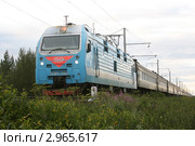 Электровоз ЭП1М-392 (2009 год). Редакционное фото, фотограф Юрий Акимов / Фотобанк Лори