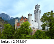 Замок Нойшванштайн в Германии (2011 год). Редакционное фото, фотограф Юрий Брыкайло / Фотобанк Лори