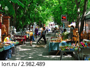 Белокуриха. Рынок сувенирной продукции (2011 год). Редакционное фото, фотограф Александр Тараканов / Фотобанк Лори