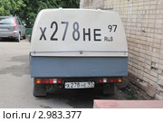 Автомобиль ВИС-2347, вид сзади (2011 год). Редакционное фото, фотограф Малышев Андрей / Фотобанк Лори
