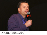 Лауреат премии ТЭФИ, журналист, телеведущий Леонид Парфёнов (2011 год). Редакционное фото, фотограф Александр Тарасенков / Фотобанк Лори