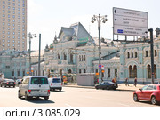 Рижский вокзал в Москве (2010 год). Редакционное фото, фотограф Алёшина Оксана / Фотобанк Лори