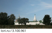 Суздальский кремль в летний день (2011 год). Стоковое видео, видеограф Кирилл Трифонов / Фотобанк Лори