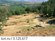 Вид с Сапун-горы. Украина, Крым (2011 год). Стоковое фото, фотограф Щеголева Ольга / Фотобанк Лори