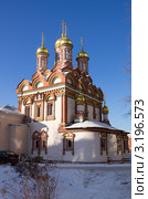 Церковь Николы на Берсеневке 1657 г (2012 год). Стоковое фото, фотограф Аркадий Захаров / Фотобанк Лори