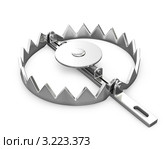 Большой медвежий капкан. Стоковая иллюстрация, иллюстратор Zelfit / Фотобанк Лори