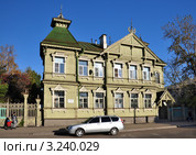Дом где работал художник-пейзажист Стожааров В. Ф. Кострома. (2010 год). Редакционное фото, фотограф Голованов Сергей / Фотобанк Лори