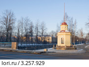Павильон мареографа кронштадтского футштока. Кронштадт (2012 год). Стоковое фото, фотограф Александр Щепин / Фотобанк Лори