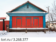 Дом в красных красках. Стоковое фото, фотограф Анатолий Матвейчук / Фотобанк Лори