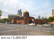 Новосибирск. Собор во имя святого благоверного князя Александра Невского (Советская улица, 1а) (2011 год). Редакционное фото, фотограф Павел Просветов / Фотобанк Лори