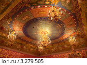 Дворец царя Алексея Михайловича. Столовая палата, потолок.  Интерьер (2012 год). Редакционное фото, фотограф Наталья Волкова / Фотобанк Лори