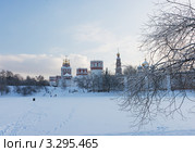 Морозный день около Новодевичьего монастыря (2011 год). Стоковое фото, фотограф Павел Широков / Фотобанк Лори
