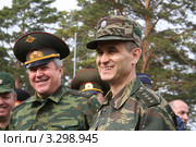 Министр Внутренних дел России Рашид Нургалиев на учениях спецназа под Новосибирском (2006 год). Редакционное фото, фотограф Сергей Завражных / Фотобанк Лори