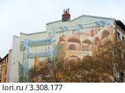 Знаменитые лионские фрески. Лион. Франция (2012 год). Редакционное фото, фотограф E. O. / Фотобанк Лори