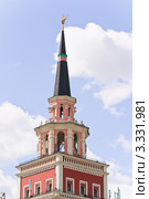 Царская башня Казанского вокзала. Фрагмент (2010 год). Стоковое фото, фотограф Алёшина Оксана / Фотобанк Лори