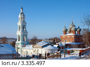 Церковь Воскресения на Дебре в г. Кострома, Знаменский монастырь, памятник зодчества первой половины XVII века (2012 год). Стоковое фото, фотограф ElenArt / Фотобанк Лори