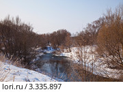 Река Нара в районе г.Серпухова. Стоковое фото, фотограф Наталья Волкова / Фотобанк Лори
