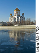 Москва, храм Христа Спасителя, весна (2012 год). Стоковое фото, фотограф ИВА Афонская / Фотобанк Лори