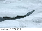 Река подо льдом. Стоковое фото, фотограф Юрий Брыкайло / Фотобанк Лори