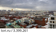 Панорама на центральный округ Москвы (2012 год). Редакционное фото, фотограф Наталья Чуб / Фотобанк Лори