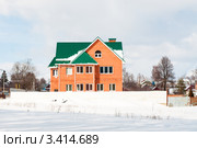 Красивый загородный дом. Стоковое фото, фотограф Игорь Низов / Фотобанк Лори