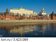 Москва, Кремль, весна (2012 год). Стоковое фото, фотограф ИВА Афонская / Фотобанк Лори