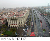 Вид на Барселону с колонны Колумба (2012 год). Стоковое фото, фотограф Екатерина Ильина / Фотобанк Лори
