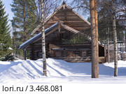 Усадьба старообрядцев(дом-двор Русиновой из д. Кондратьевская,конец 19 века. Стоковое фото, фотограф Олег Велигданов / Фотобанк Лори