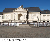 Литва. Клайпедский драматический театр на Театральной площади (2012 год). Редакционное фото, фотограф Ирина Борсученко / Фотобанк Лори