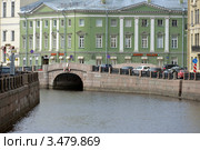 Река Мойка. Особняк графа А.А.Аракчеева. Санкт-Петербург (2012 год). Стоковое фото, фотограф Александр Алексеев / Фотобанк Лори