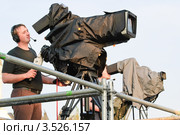 Телеоператоры за работой (2012 год). Редакционное фото, фотограф Алёшина Оксана / Фотобанк Лори