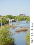 Разлив реки Хопёр, город Балашов, Саратовская область (2011 год). Стоковое фото, фотограф Истомина Елена / Фотобанк Лори