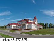 Агрогородок Городец. Шкловский район. Могилевская область. Белоруссия. Административное здание. (2012 год). Редакционное фото, фотограф Виктор Пелих / Фотобанк Лори