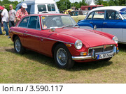 Автомобиль MGB GT. Олдтаймер шоу. Паарен им Глин. Германия (2012 год). Редакционное фото, фотограф Sergey Kohl / Фотобанк Лори