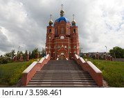 Храм в честь иконы Божией матери "Всех скорбящих Радость". Шебекино (2012 год). Стоковое фото, фотограф Галина Лукьяненко / Фотобанк Лори