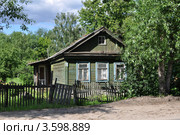 Один из стареньких домиков в г. Петушки (2012 год). Стоковое фото, фотограф Татьяна Рылеева / Фотобанк Лори